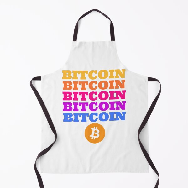 Item preview, Bitcoin (BTC) Coin Logo and Multi Color Text designed and sold by MadMando.