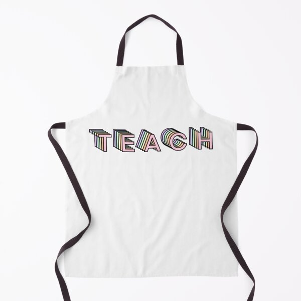 Item preview, TEACH Rainbow Text Block designed and sold by WildeandCo.