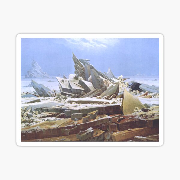 Artikel-Vorschau von Caspar David Friedrich, Das Eismeer, designt und verkauft von TemporaryArt.