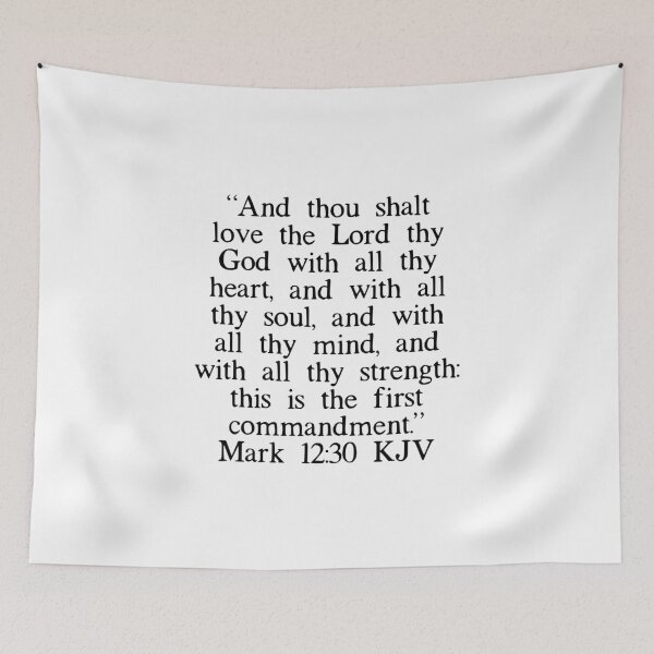 Item preview, Mark 12:30 KJV designed and sold by IBMClothing.