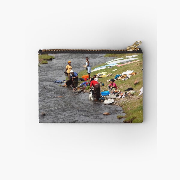 Item preview, Washday African Women laundering in River Ethiopia, Africa designed and sold by worldways.