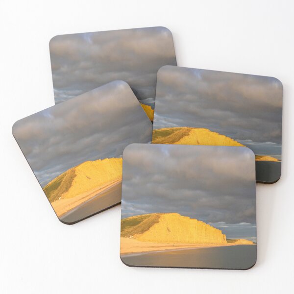 Item preview, Evening light on East Cliff (West Bay) designed and sold by bitm2007.