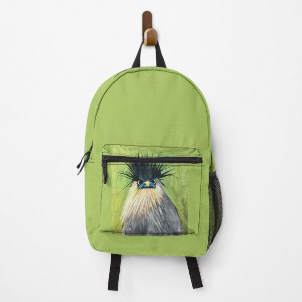 Item preview, Handpainted Brahminy Starling having a very bad hair day.   designed and sold by Sarah Hearfield.