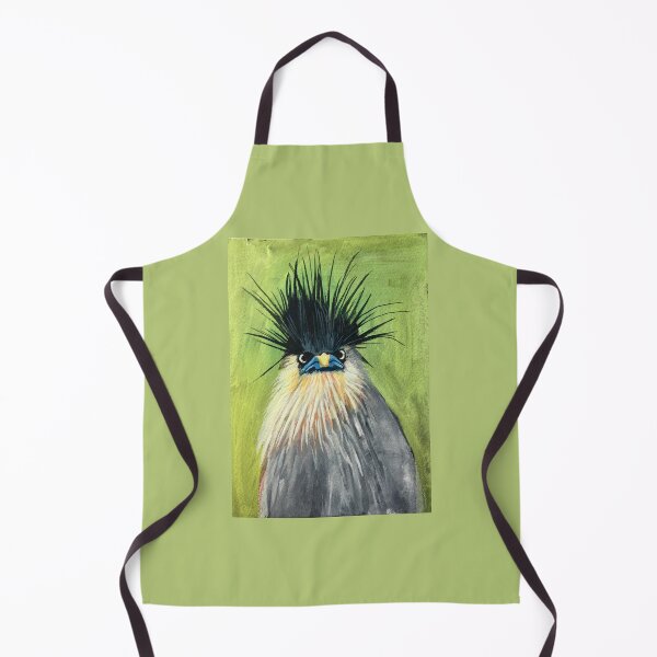 Item preview, Handpainted Brahminy Starling having a very bad hair day. designed and sold by Sarah Hearfield.