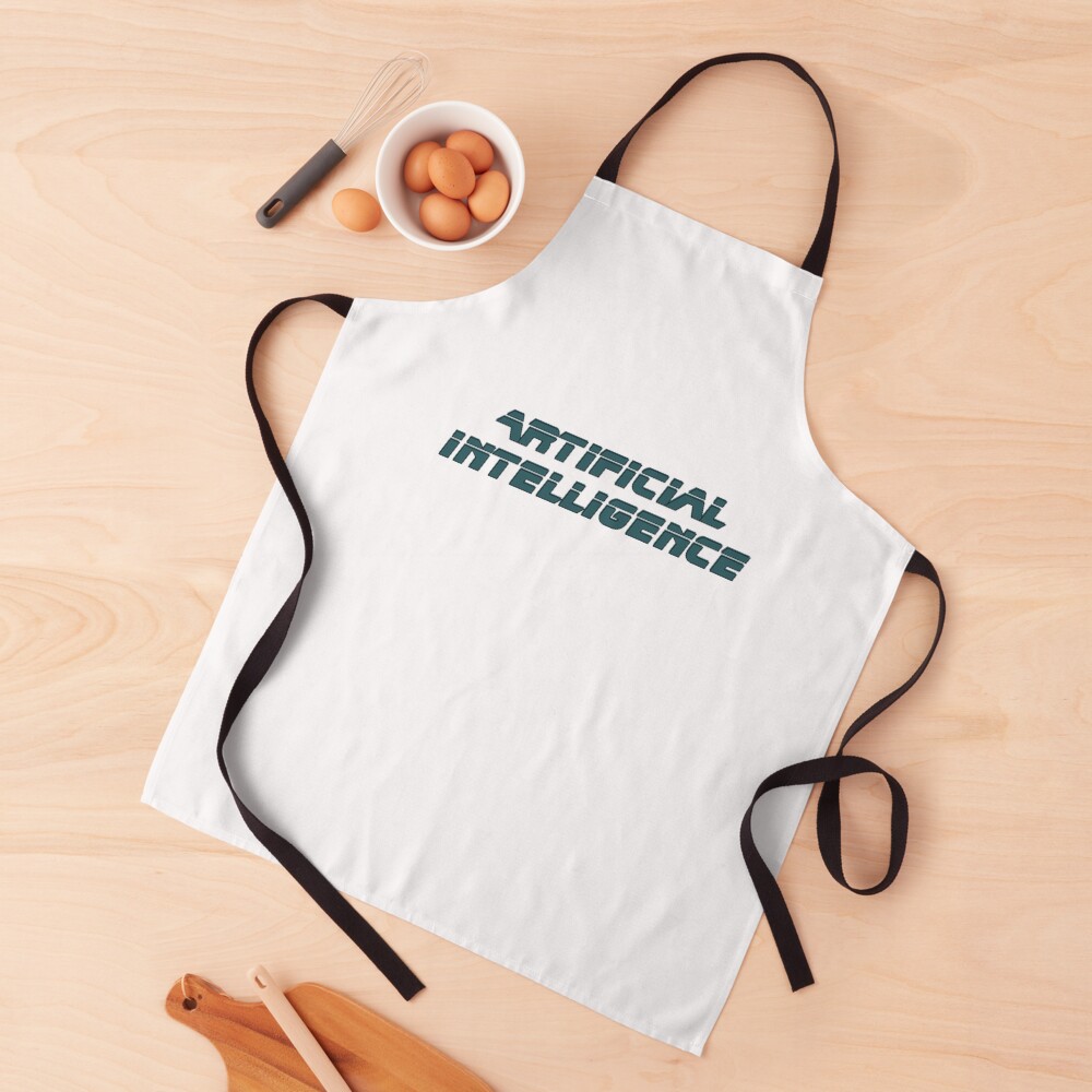 Artificial Intelligence Modern Graphic Apron