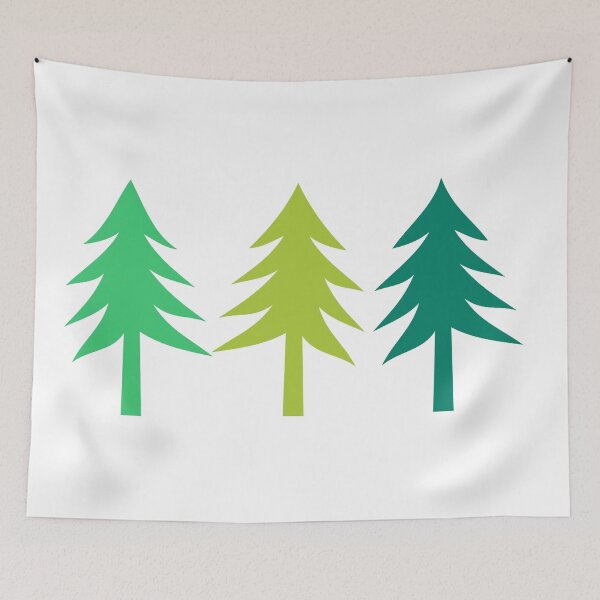 Item preview, Cute green forest pine trees  designed and sold by Robyn18.