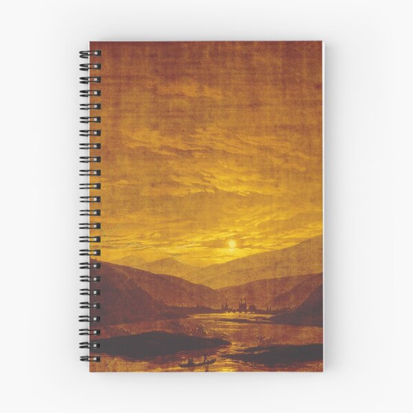 Item preview, Caspar David Friedrich: Mountainous river landscape designed and sold by TemporaryArt.