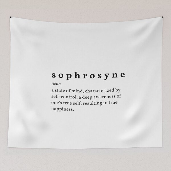 Item preview, Sophrosyne - A State Of Mind Characterized By Self-Control  designed and sold by mileyyoung.