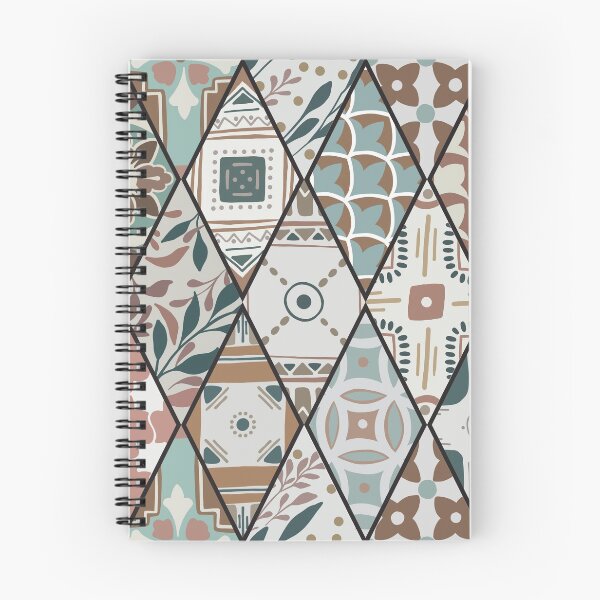 Item preview, Colorful floral ornate pattern in brown color designed and sold by amekamura.