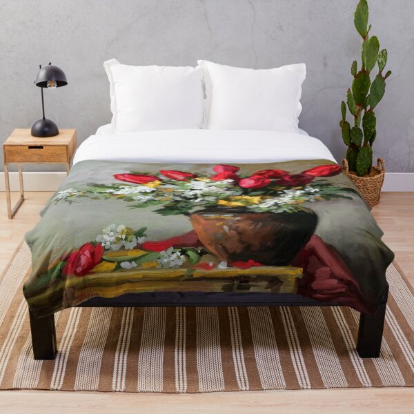 Item preview, Spring still life with tulips designed and sold by Mikko Tyllinen.