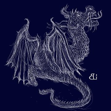 Vorschaubild zum Design Ein weißer Drache von Lillian Berthel