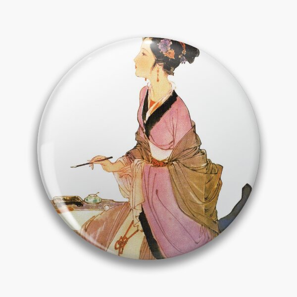 Artikelvorschau, China Kunstdruck - junge chinesische Frau mit Malutensilien entworfen und verkauft von Kallandra.