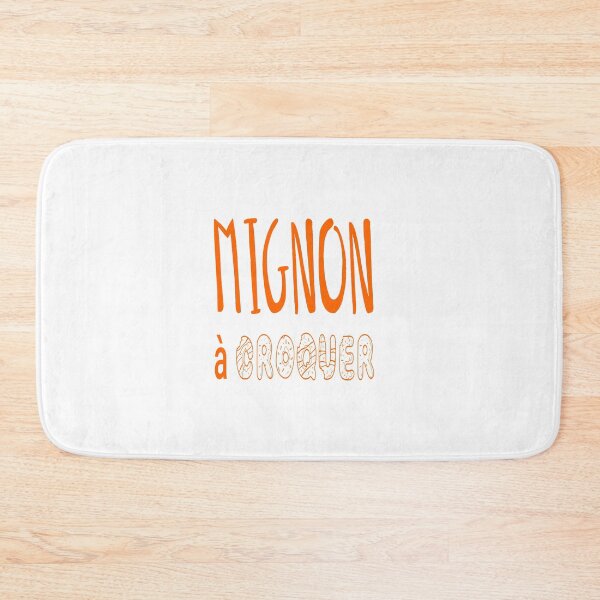 Item preview, Mignon à croquer (French text) designed and sold by Joie-et-Poesie.