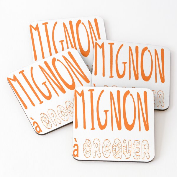 Item preview, Mignon à croquer (French text) designed and sold by Joie-et-Poesie.