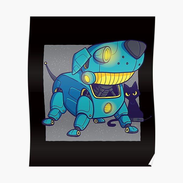 Robo Cat Posters Redbubble - kitty roblox mouse robot