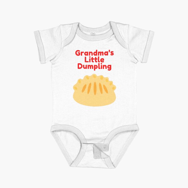 Item preview, Grandma's Little Dumpling Baby Onesie and Toddler Clothing designed and sold by OnesiePlus.