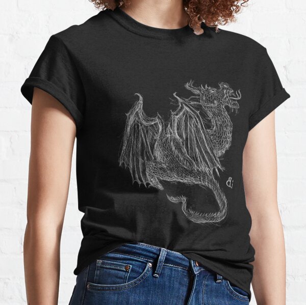 A white dragon Classic T-Shirt