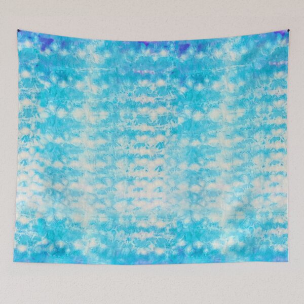 Item preview, Abstract Cyan Tie-Dye Texture designed and sold by Carolina Diaz.