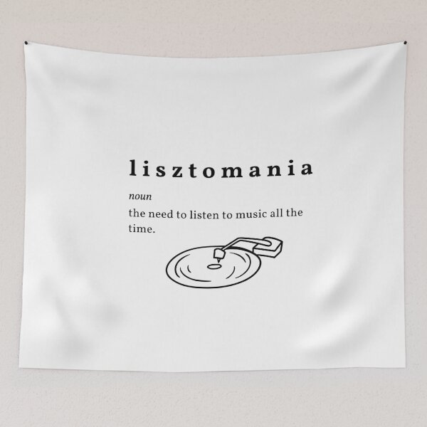 Item preview, Lisztomania - The Need To Listen To Music All The Time designed and sold by mileyyoung.
