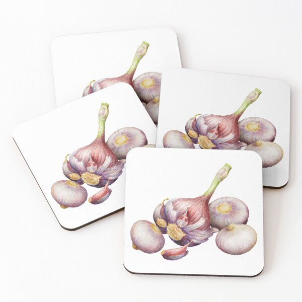 Item preview, four garlics - bulb and three solo garlics designed and sold by AsyaTury.
