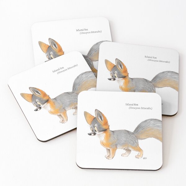 Item preview, Island Fox (print) designed and sold by HenriekeG.