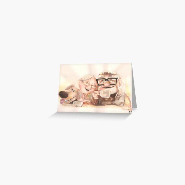 Up Movie - Carl and Ellie Greeting Card