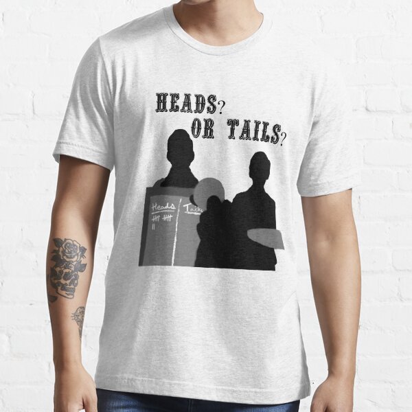 "Heads? Or tails? (With text)" Tshirt by lilysgrotto Redbubble