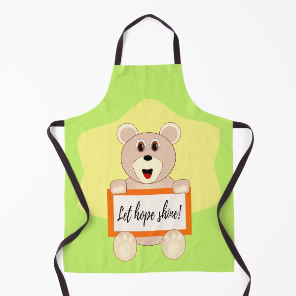 Item preview, Cute hope message friendly bear designed and sold by shopbitstockgp.