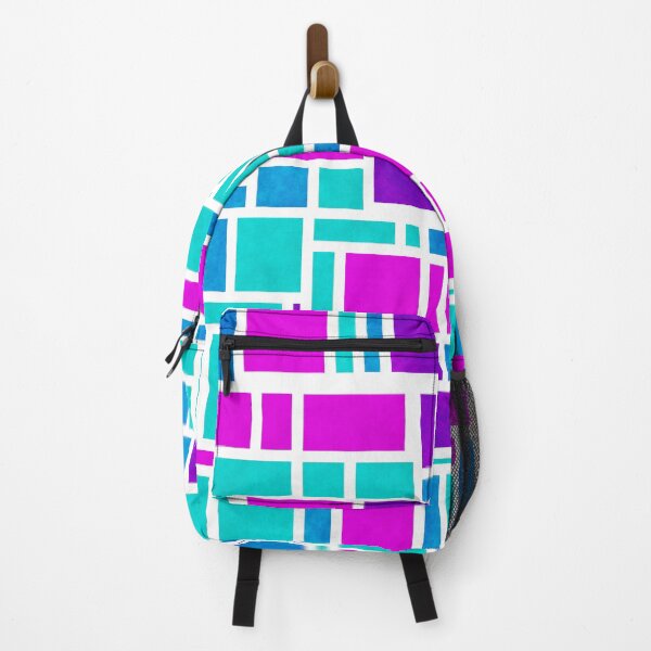 Item preview, Jewel Tone Mondrian Version 2 designed and sold by Kaleiope Studio.