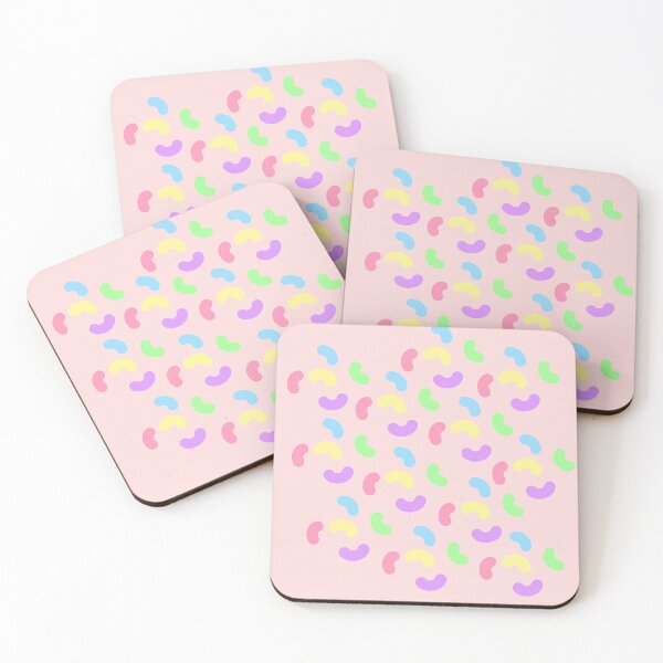 Item preview, Jelly bean sprinkles pastel pattern designed and sold by Shus-arts.