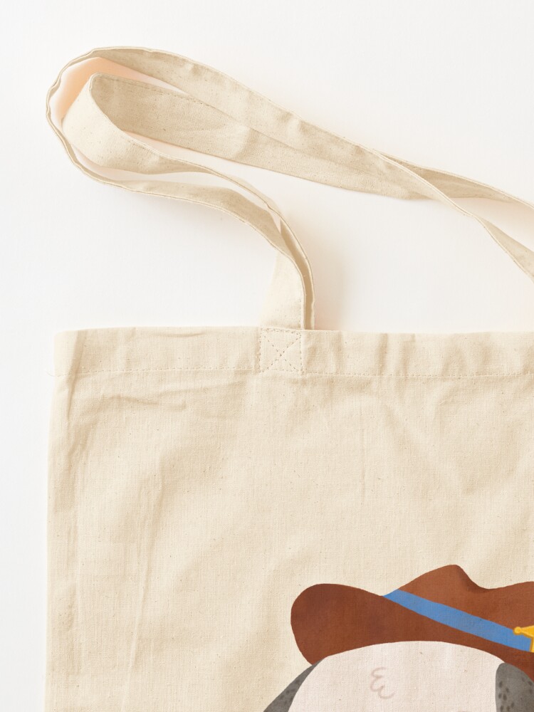 Alternate view of Ted The Dog Sheriff Tote Bag