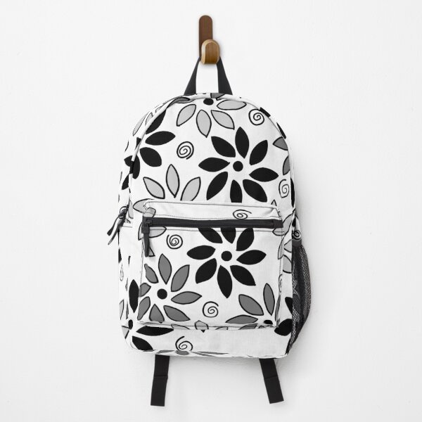 Item preview, Flowers pattern black and white 2 designed and sold by Nezumi98.