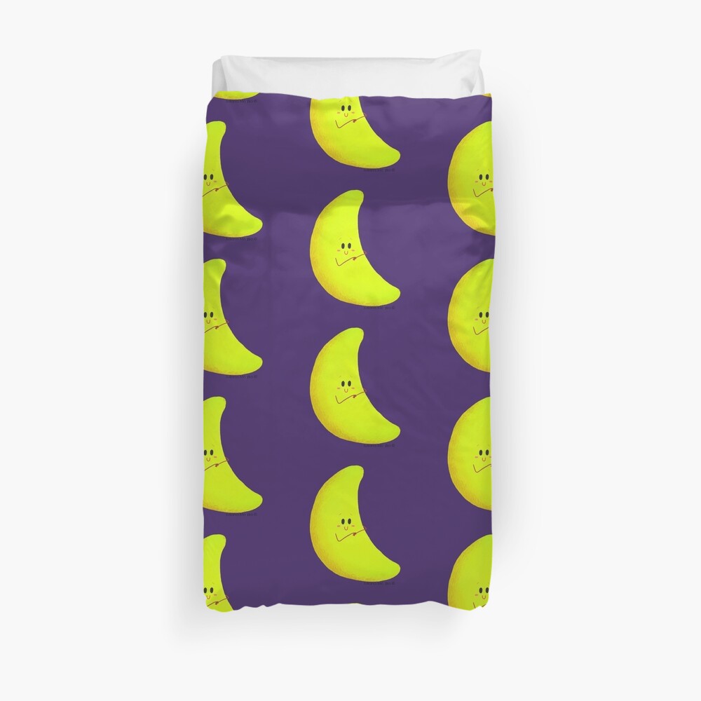 Cute Crescent Moon Duvet Cover