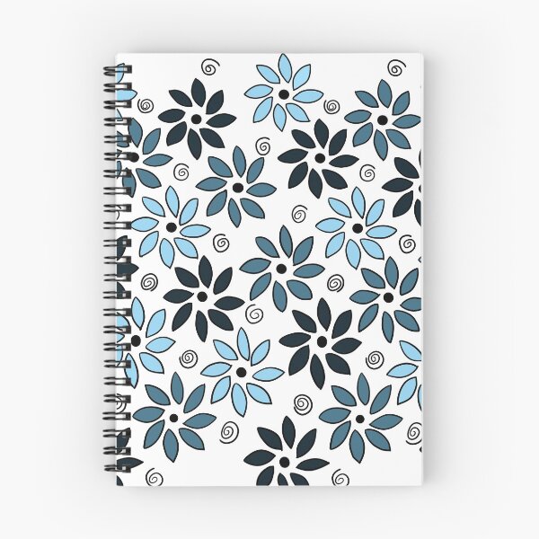 Item preview, Flowers pattern blue designed and sold by Nezumi98.