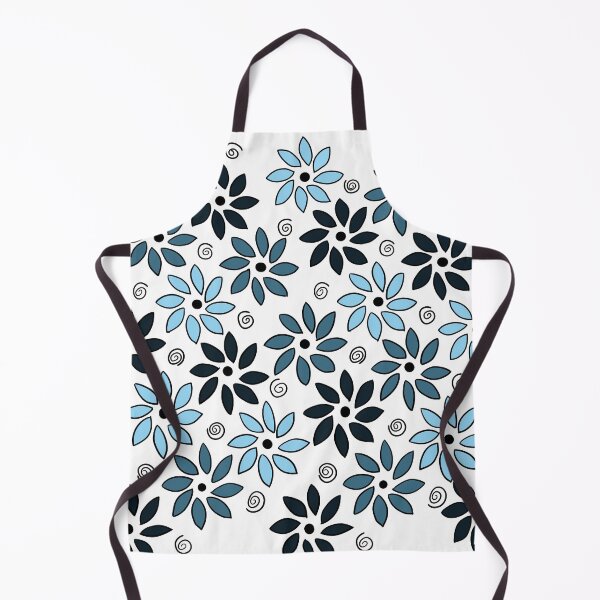 Item preview, Flowers pattern blue designed and sold by Nezumi98.