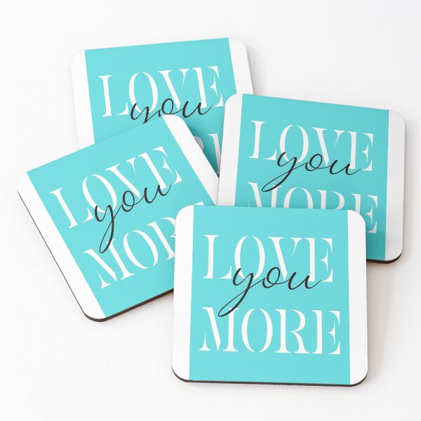 Item preview, Love You More. Light Blue Desing designed and sold by ramonag1.