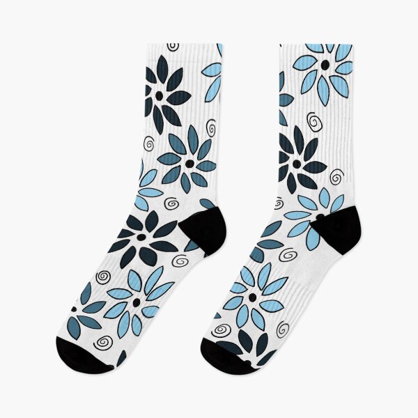 Item preview, Flowers pattern blue designed and sold by Nezumi98.