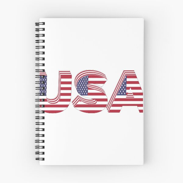 Item preview, USA Flag Typography With Stroke designed and sold by greengoodnich.