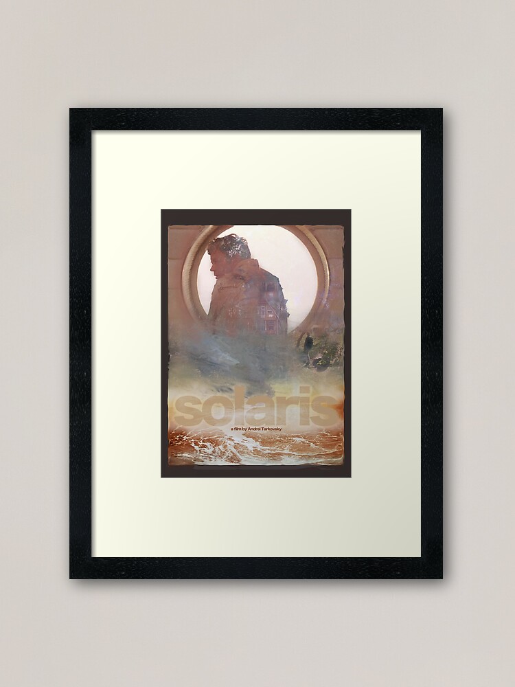 "SOLARIS a film by Andrei Tarkovsky / Fan Art poster" Framed Art Print