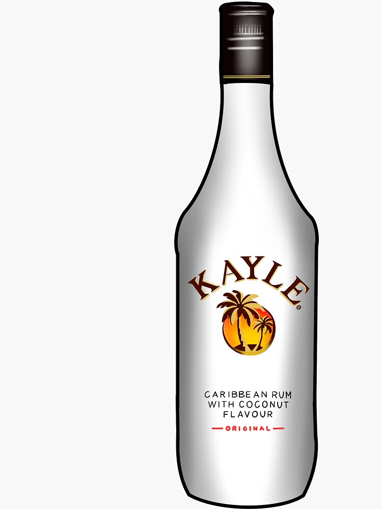 "Liquor Name Sticker" Sticker for Sale by rathbunalex1 Redbubble