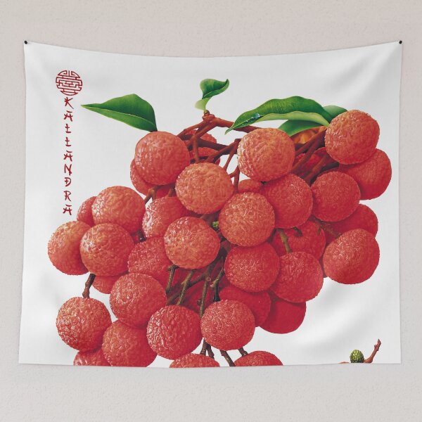 Item preview, Chinese Art Print - Hanging Branch with Litchies designed and sold by Kallandra.