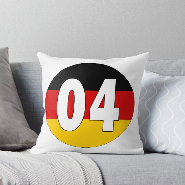 Item preview, Number 04 with Germany flag on the background designed and sold by AllShirts21.