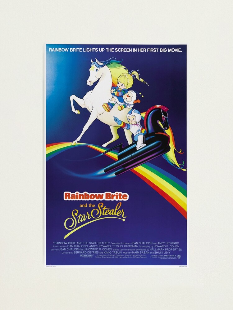 Rainbow Brite Movie poster - Star Stealer - 80s cartoon / toy