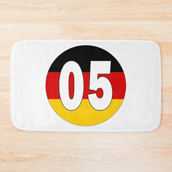 Item preview, Number 05 with Germany flag on the background designed and sold by AllShirts21.