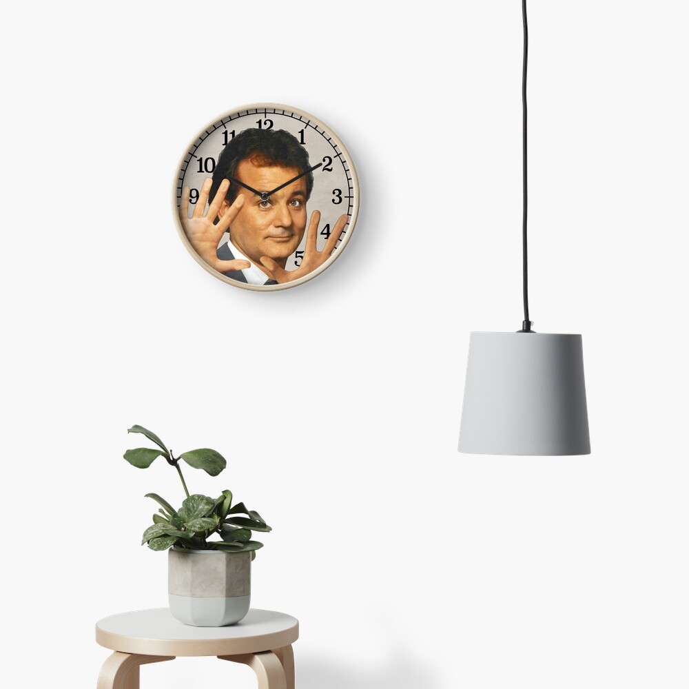 "Groundhog Day Classic Clock Design" Clock for Sale by Luhmdesign