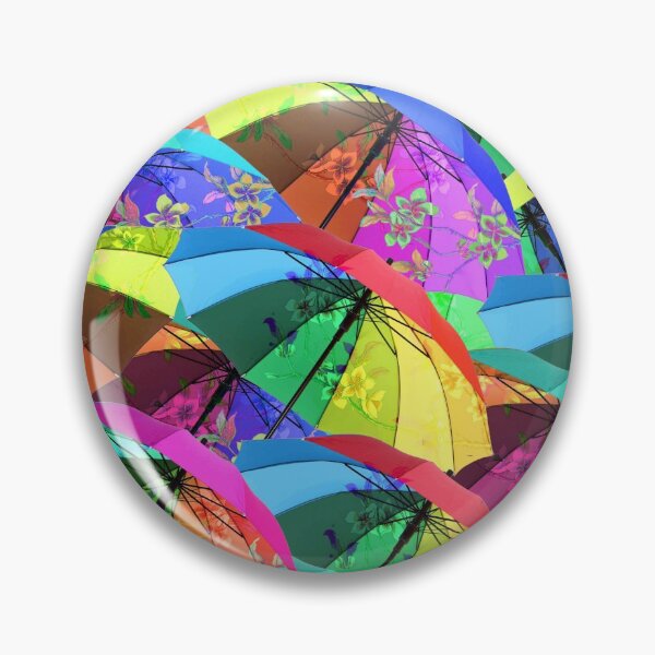 Item preview, Colorful Floral Umbrellas designed and sold by Vk91.