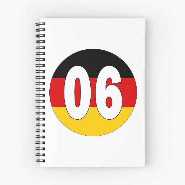 Item preview, Number 06 with Germany flag on the background designed and sold by AllShirts21.