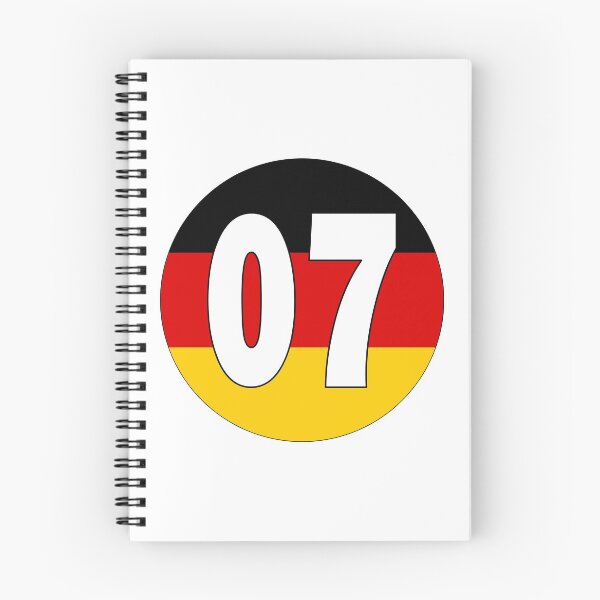 Item preview, Number 07 with Germany flag on the background designed and sold by AllShirts21.