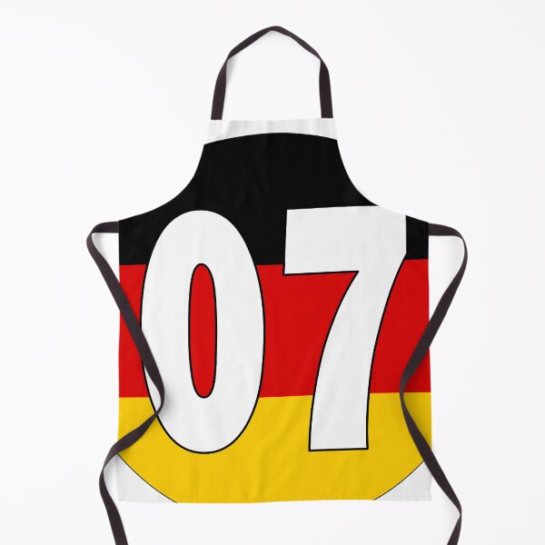 Item preview, Number 07 with Germany flag on the background designed and sold by AllShirts21.