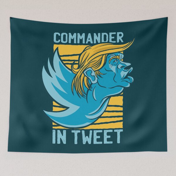 Item preview, Donald Trump is the Commander in Tweet designed and sold by TrendsnHolidays.